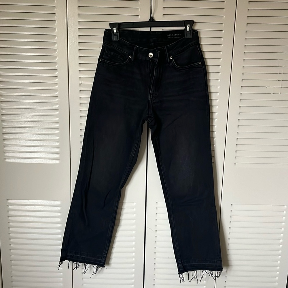All saints light washed color jeans
